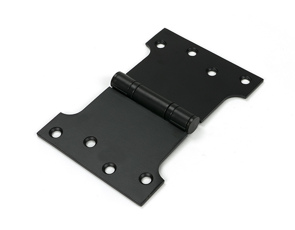Black 4" x 4" x 6" Parliament Hinge (pair) ss