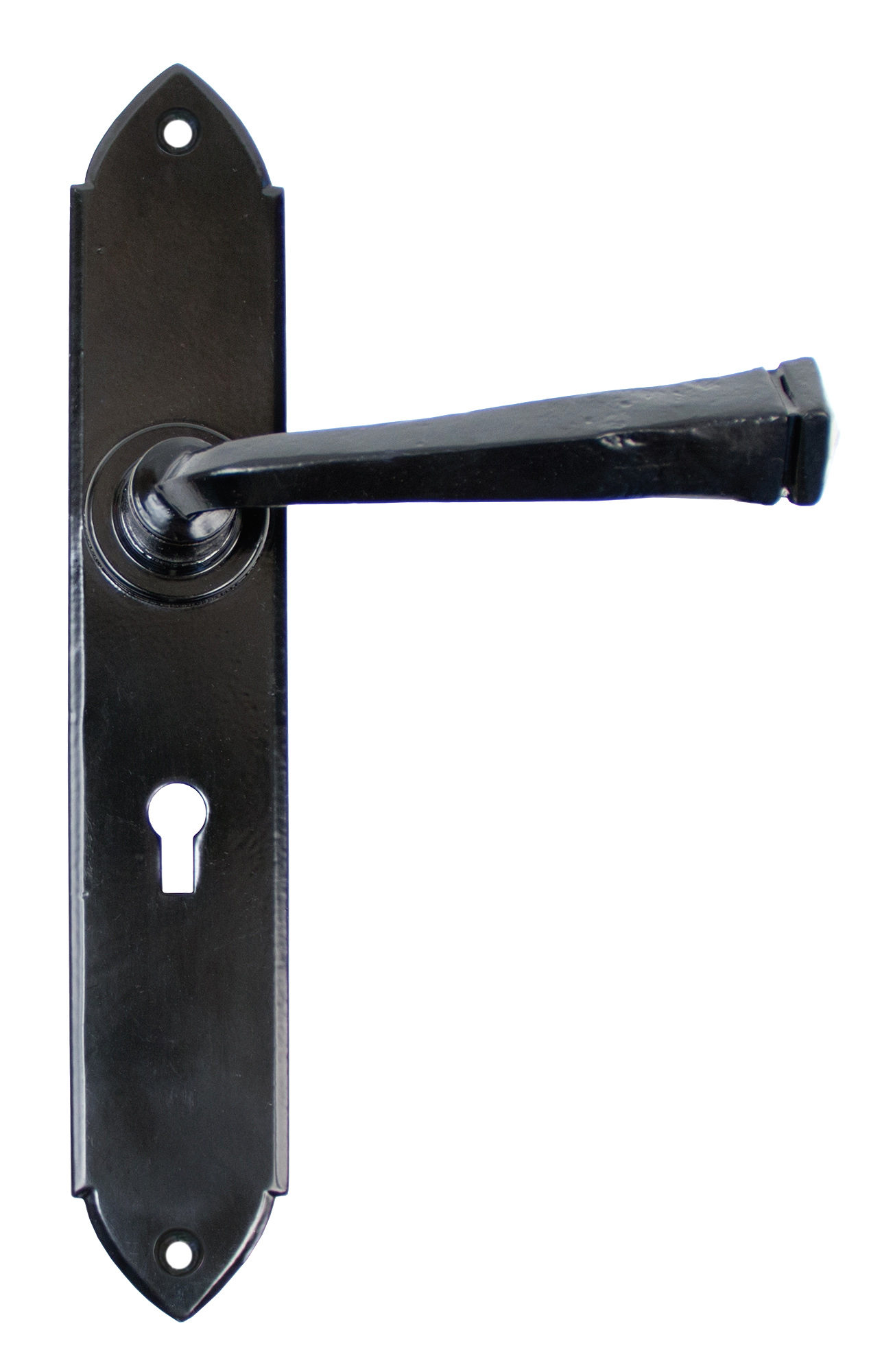 Black Gothic Lever Lock Set