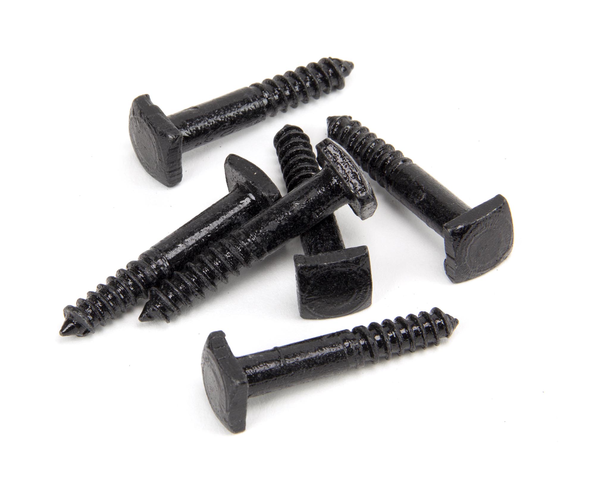 Black Lagg Bolt for Cottage Latch (6)