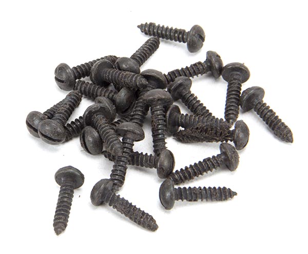 Beeswax 8 x 3/4" Round Head Screws (25)