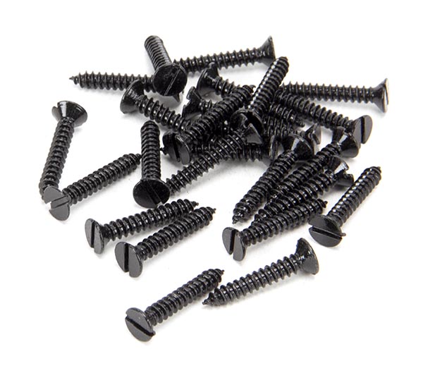 Black 8 x 1" Countersunk Screws (25)