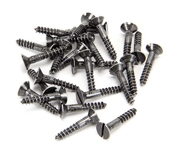 Pewter 8 x 1" Countersunk Screws (25)