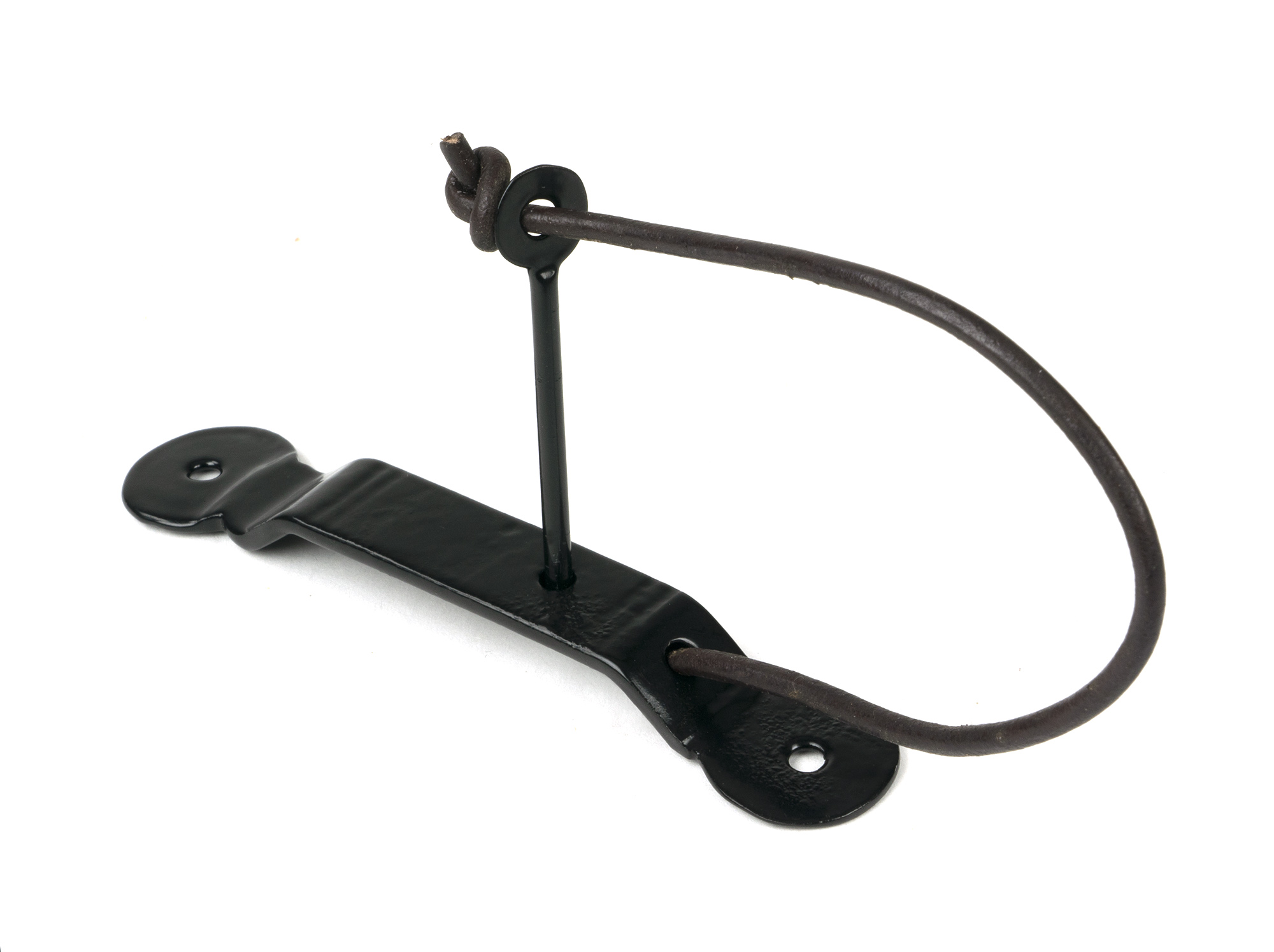 Black Locking Penny End Screw on Staple