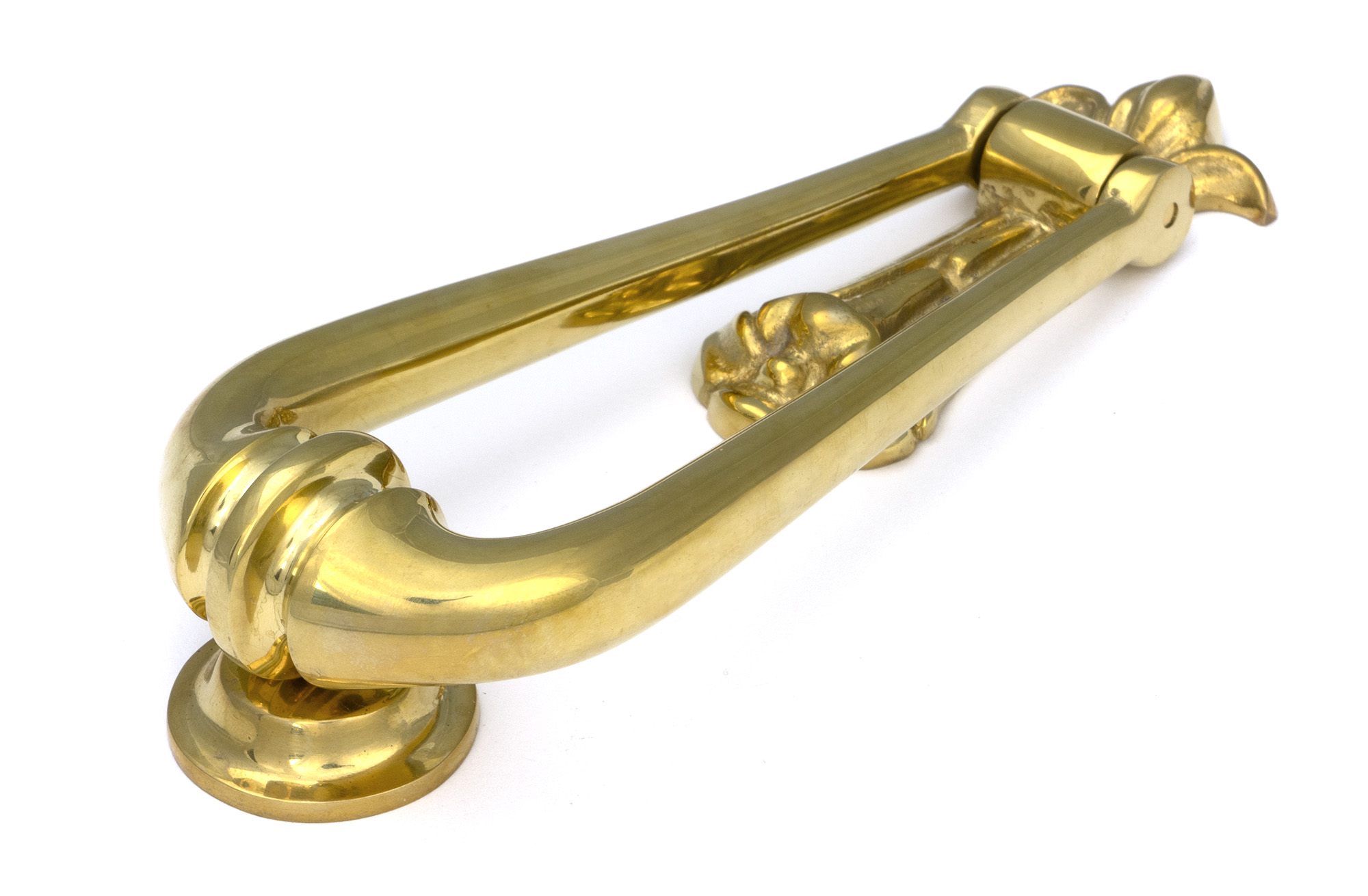 Polished Brass Loop Door Knocker