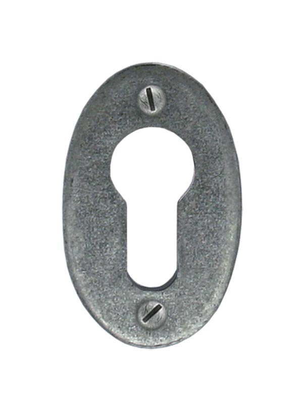 Pewter Oval Euro Escutcheon
