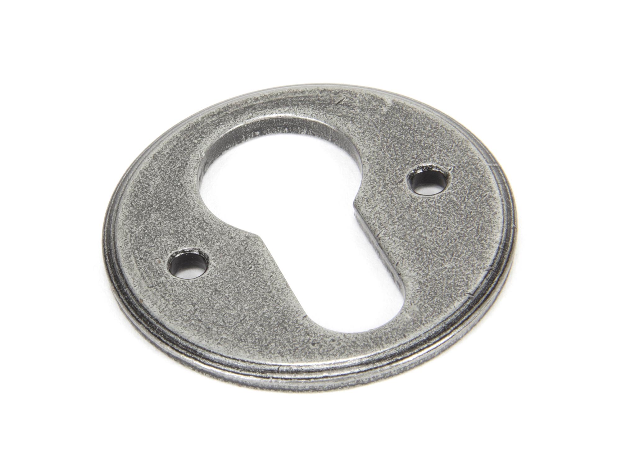 Pewter Regency Euro Escutcheon