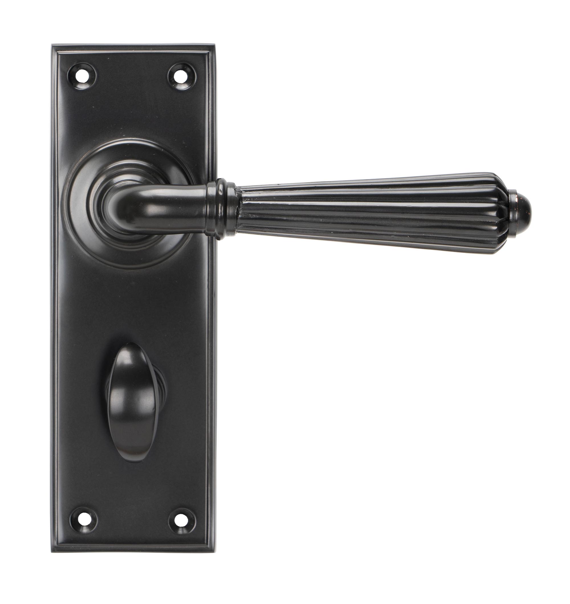 Aged Bronze Hinton Lever Bathroom Set