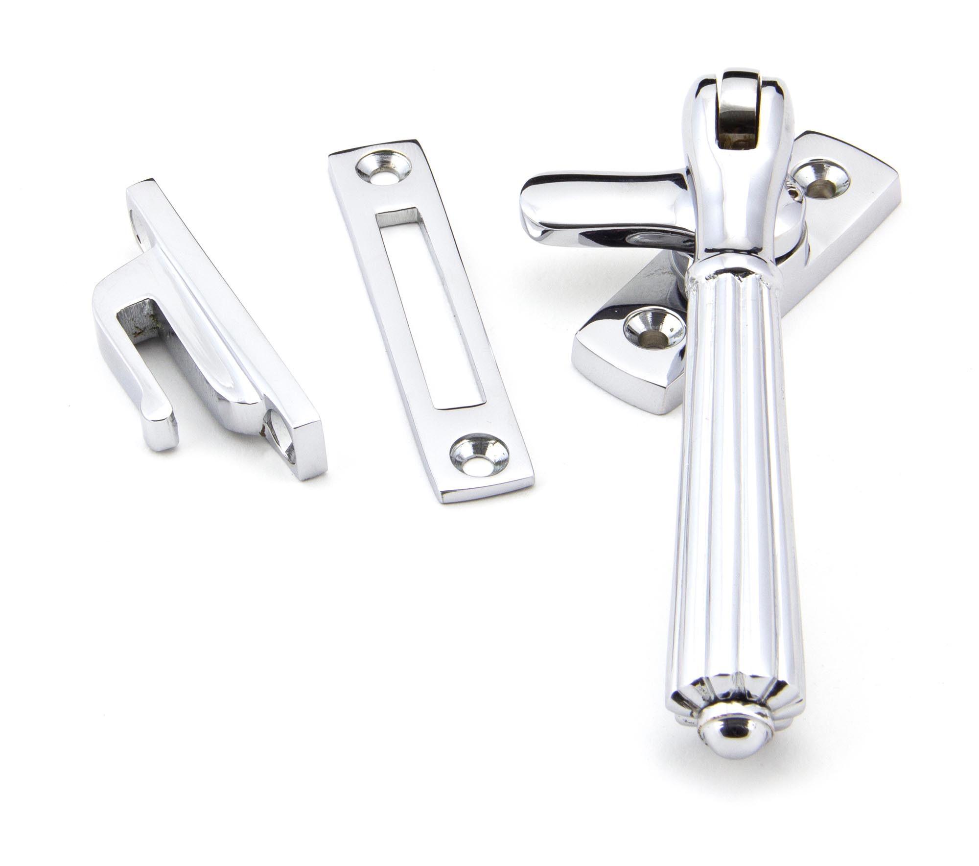 Polished Chrome Locking Hinton Fastener