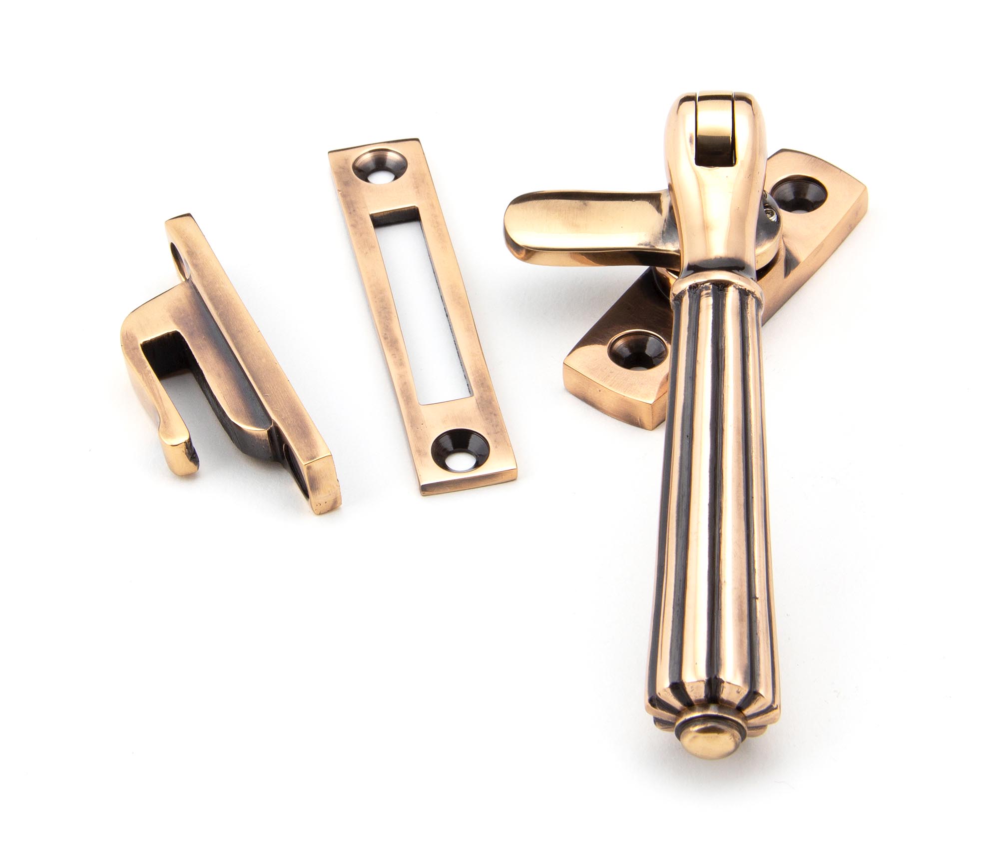 Polished Bronze Locking Hinton Fastener