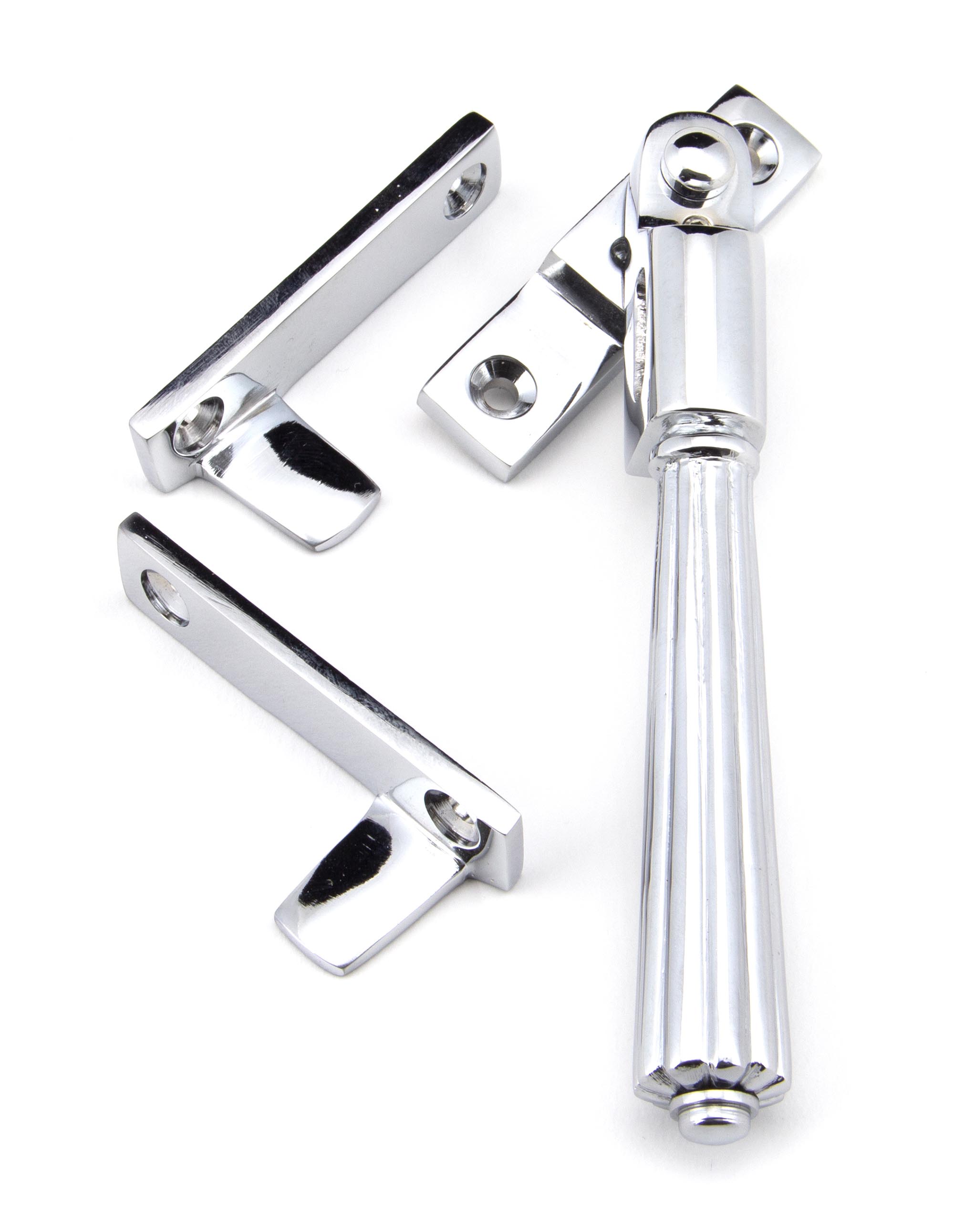 Polished Chrome Night-Vent Locking Hinton Fastener