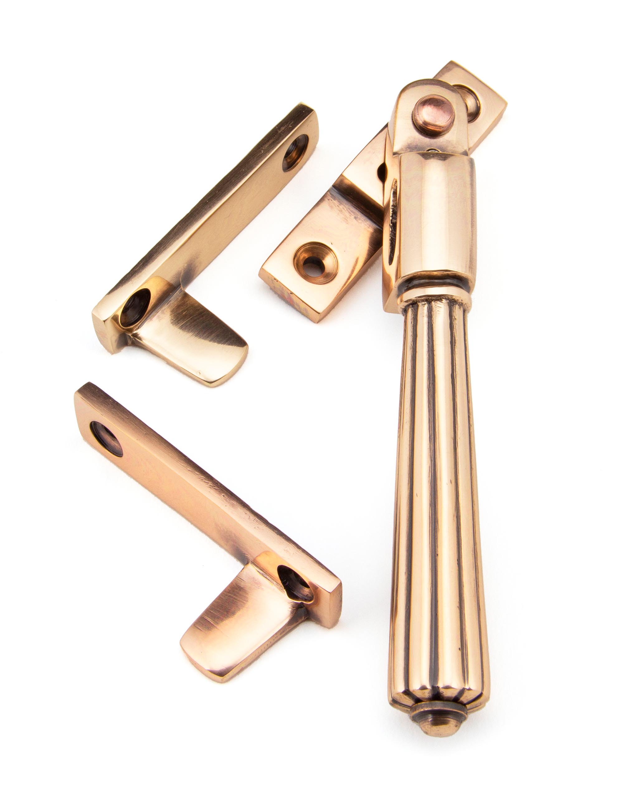 Polished Bronze Night-Vent Locking Hinton Fastener