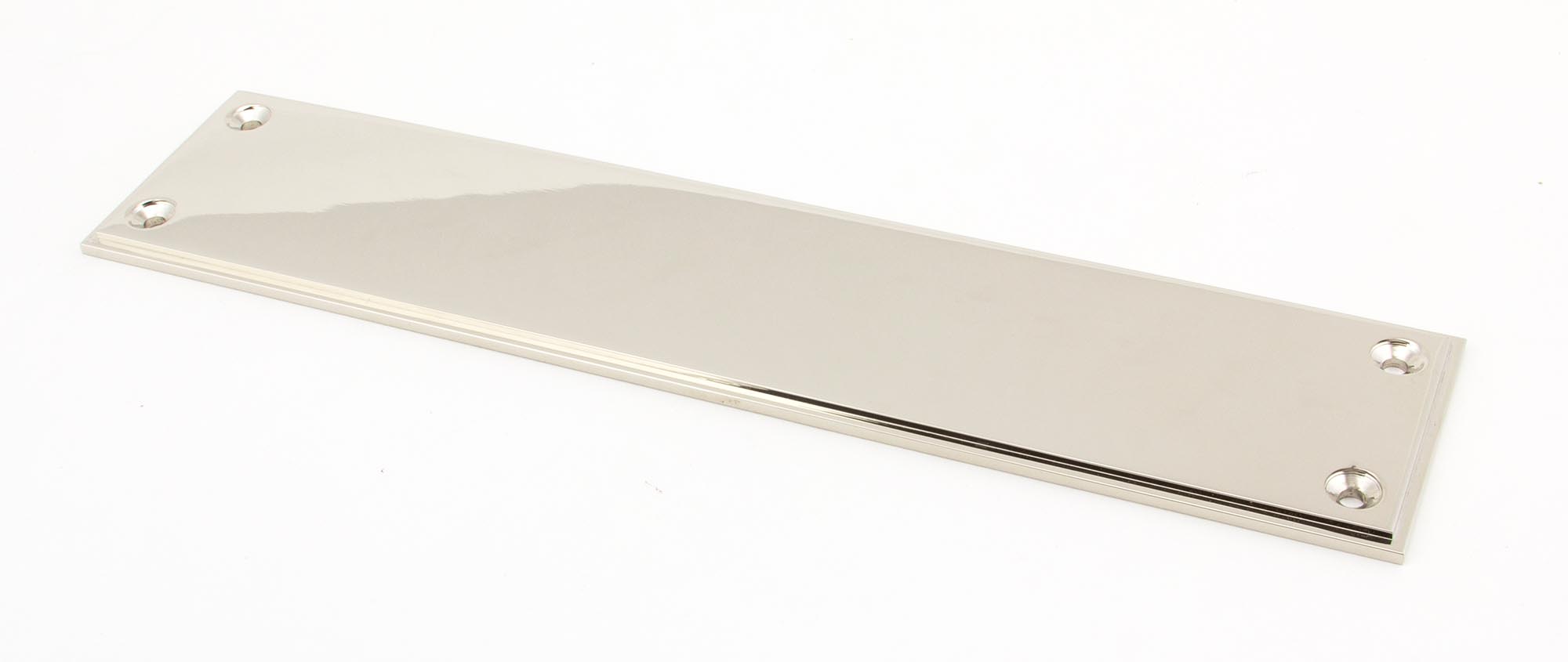 Polished Nickel 300mm Art Deco Fingerplate
