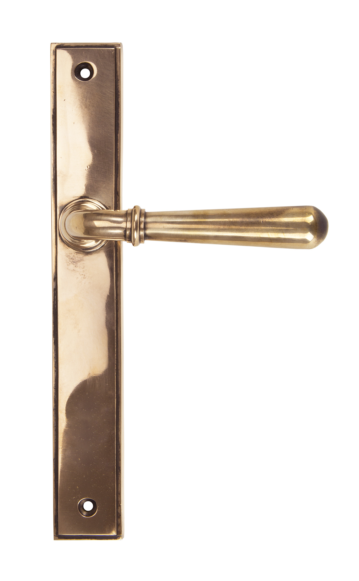 Polished Bronze Newbury Slimline Lever Espag. Latch Set