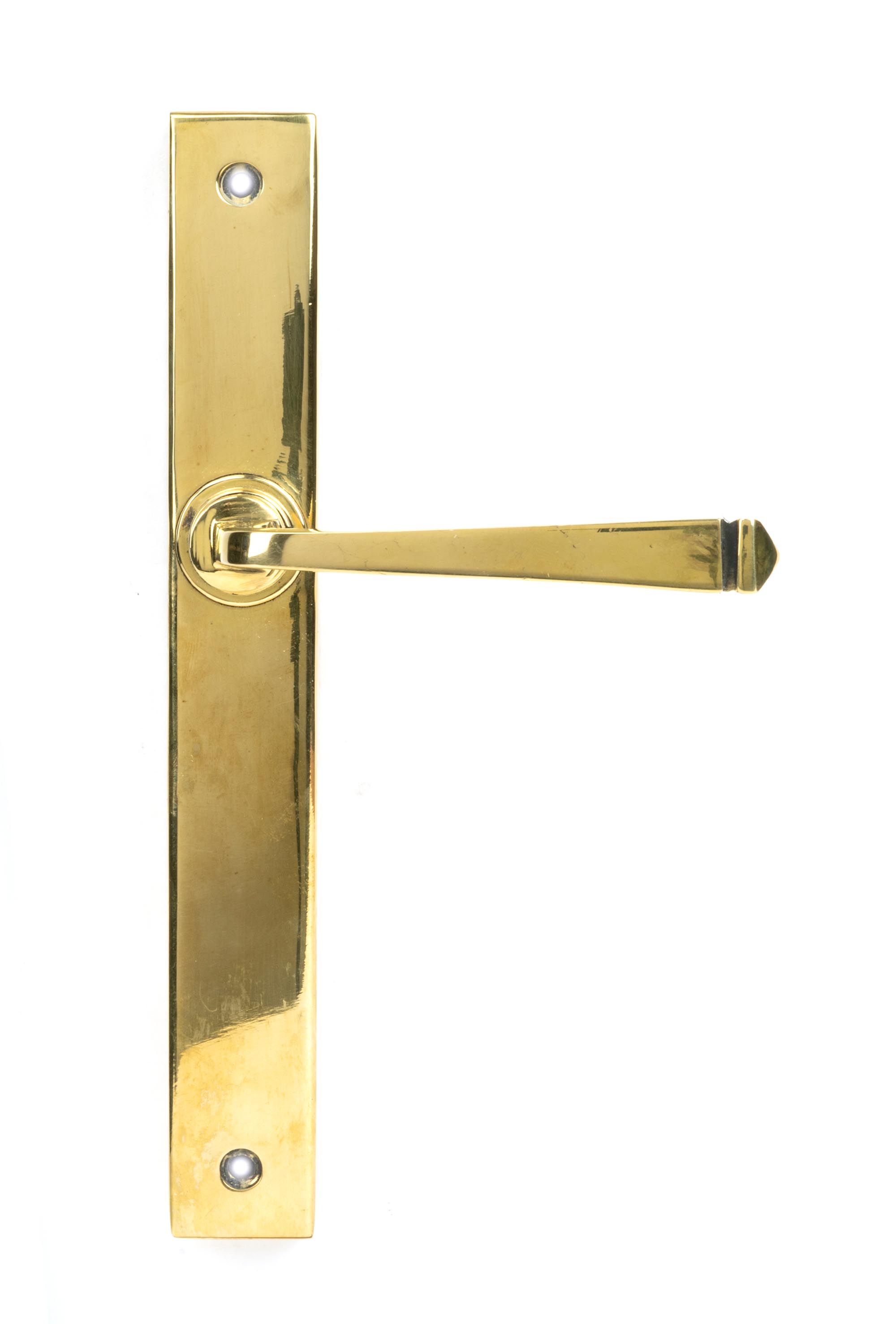 Aged Brass Avon Slimline Lever Espag. Latch Set