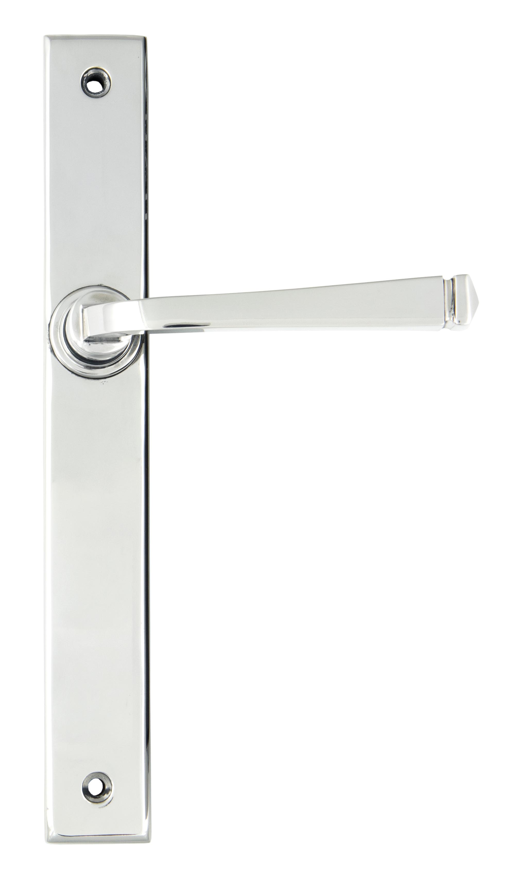 Polished Chrome Avon Slimline Lever Espag. Latch Set