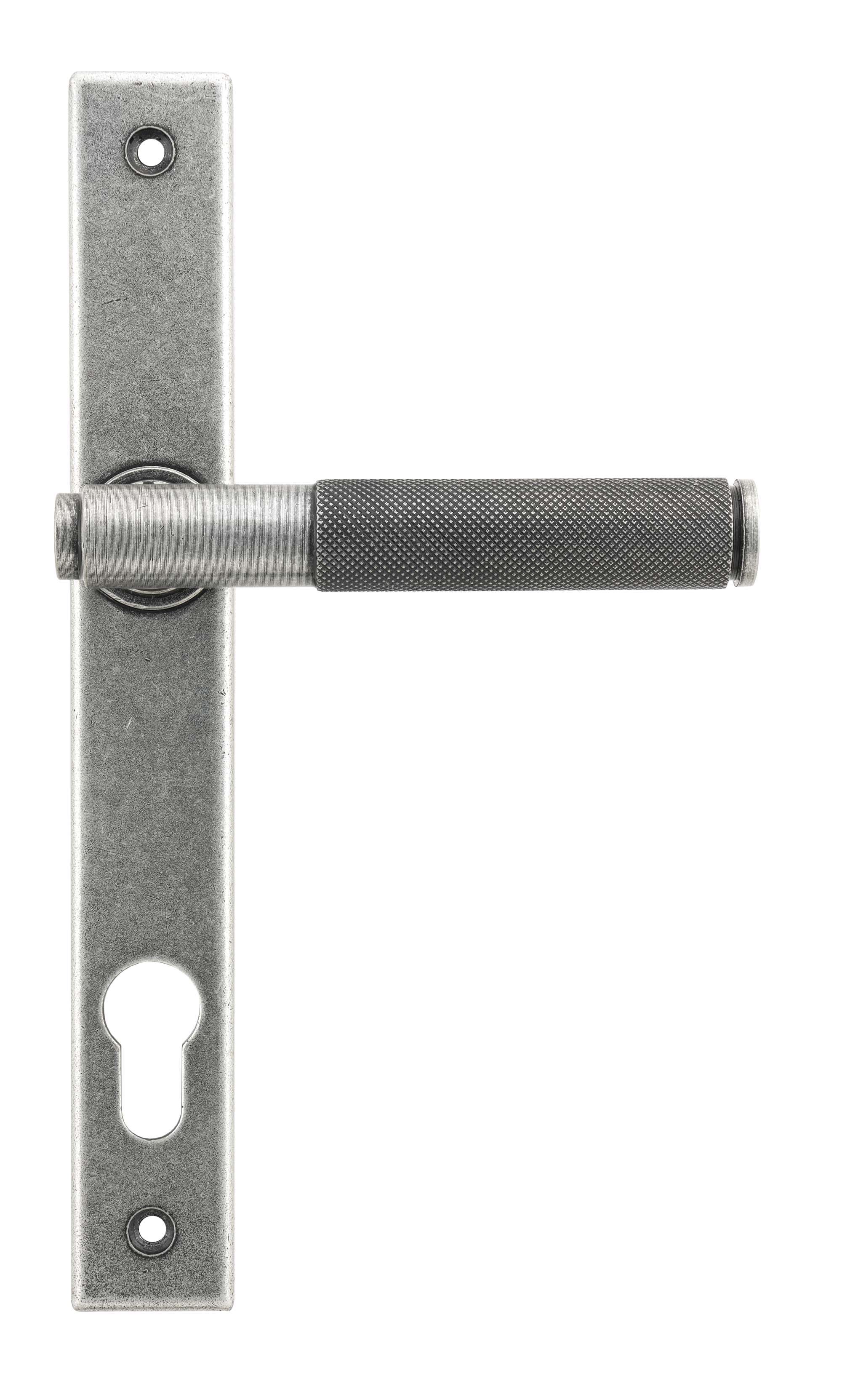 Pewter Brompton Slimline Lever Espag. Lock Set