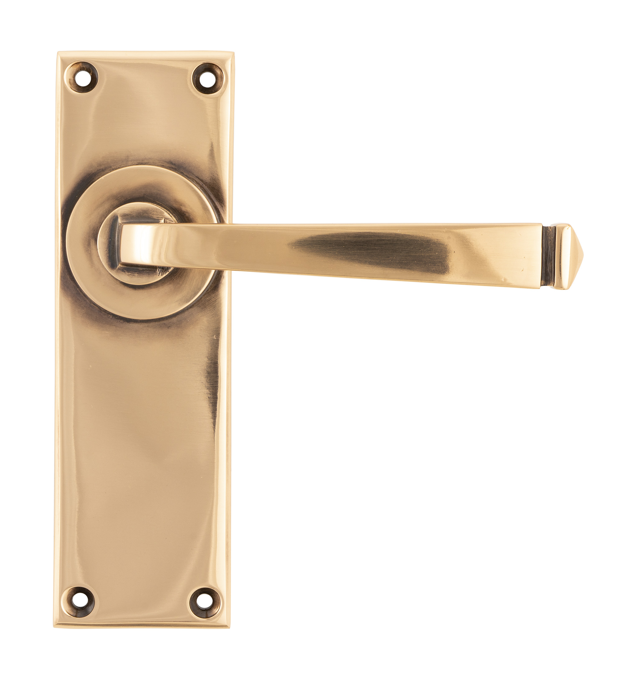 Polished Bronze Avon Lever Latch Set