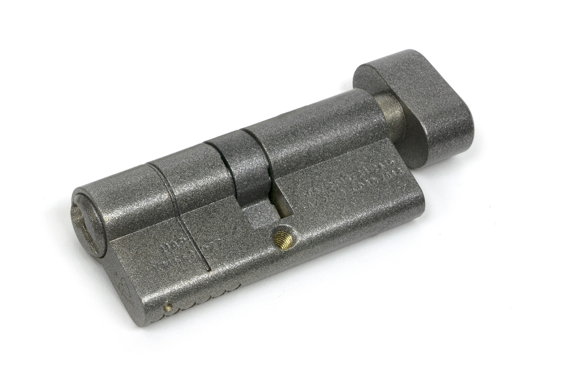 Pewter 35/35 5pin Euro Cylinder/Thumbturn