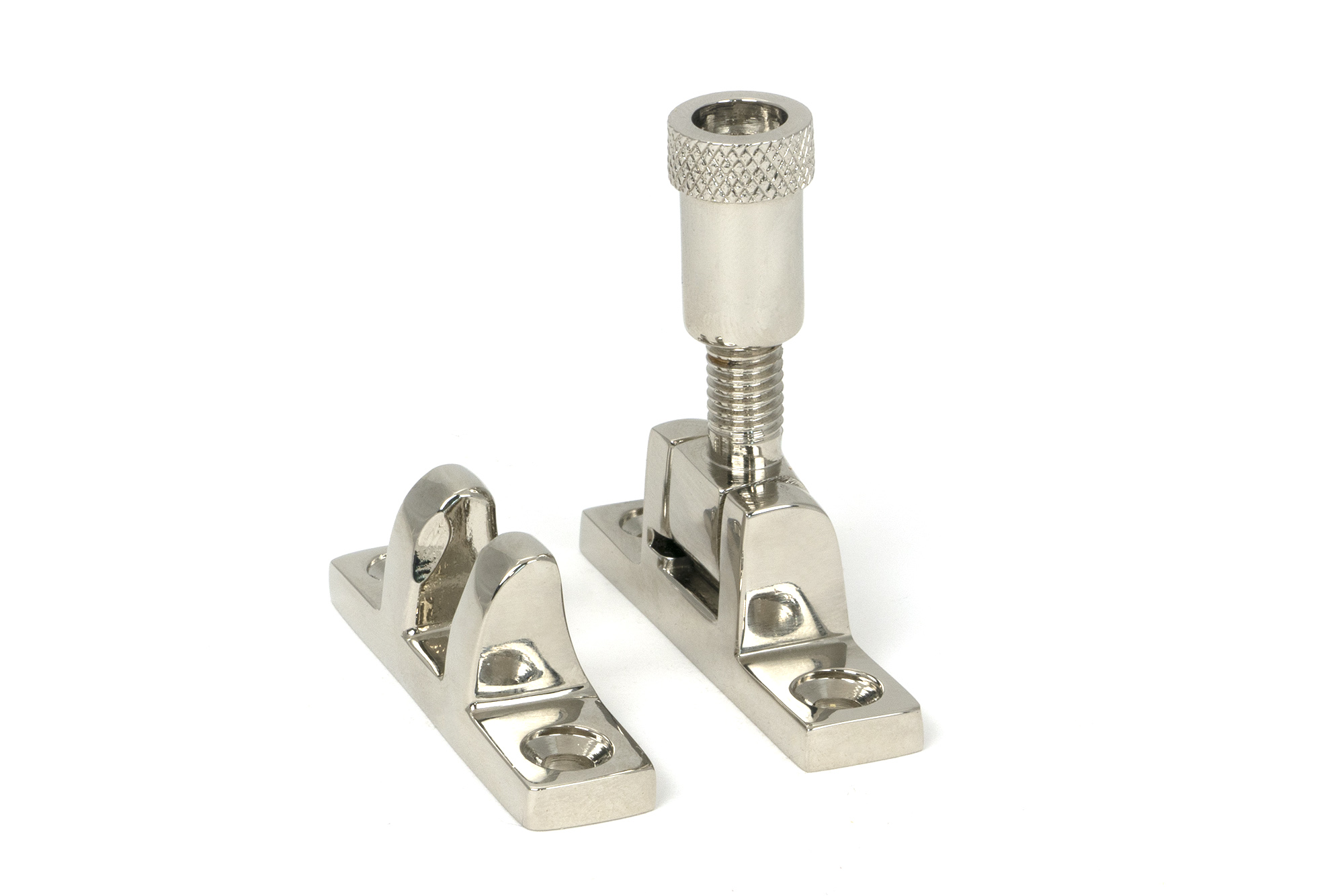 Polished Nickel Brompton Brighton Fastener - Narrow (Square)