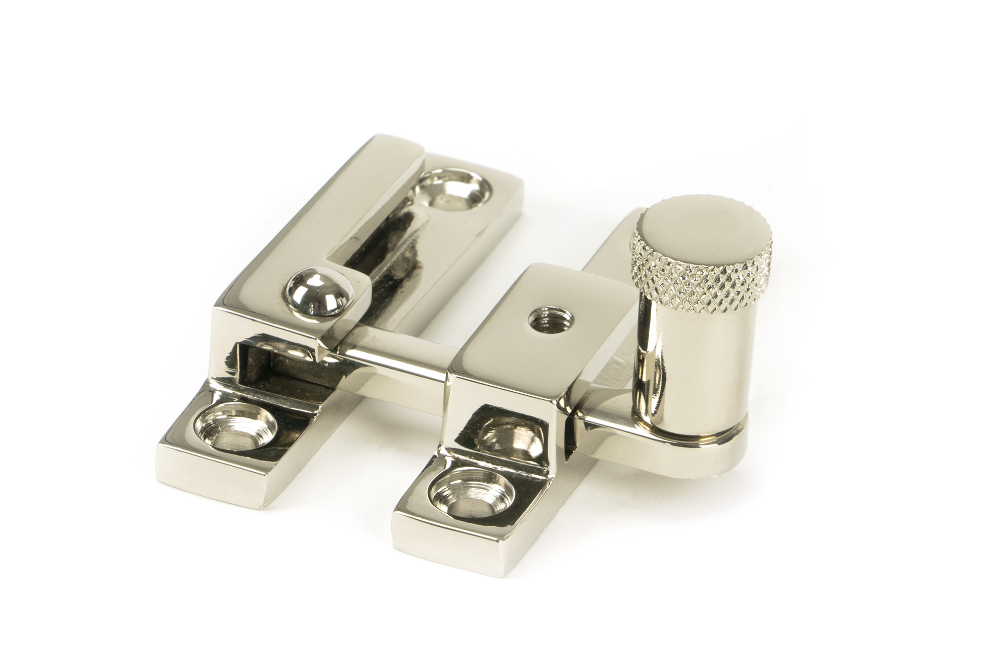 Polished Nickel Brompton Quadrant Fastener - Narrow