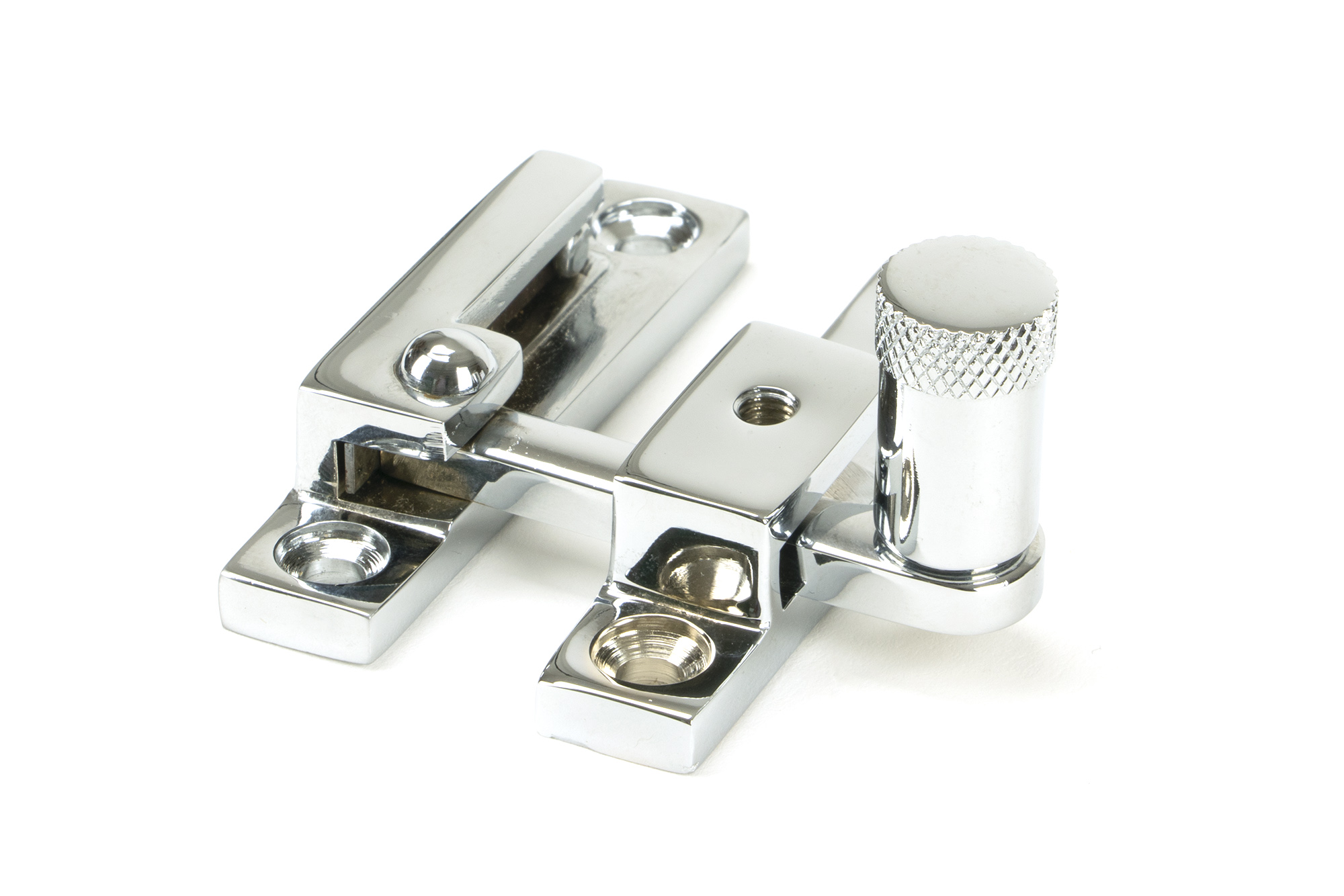 Polished Chrome Brompton Quadrant Fastener - Narrow