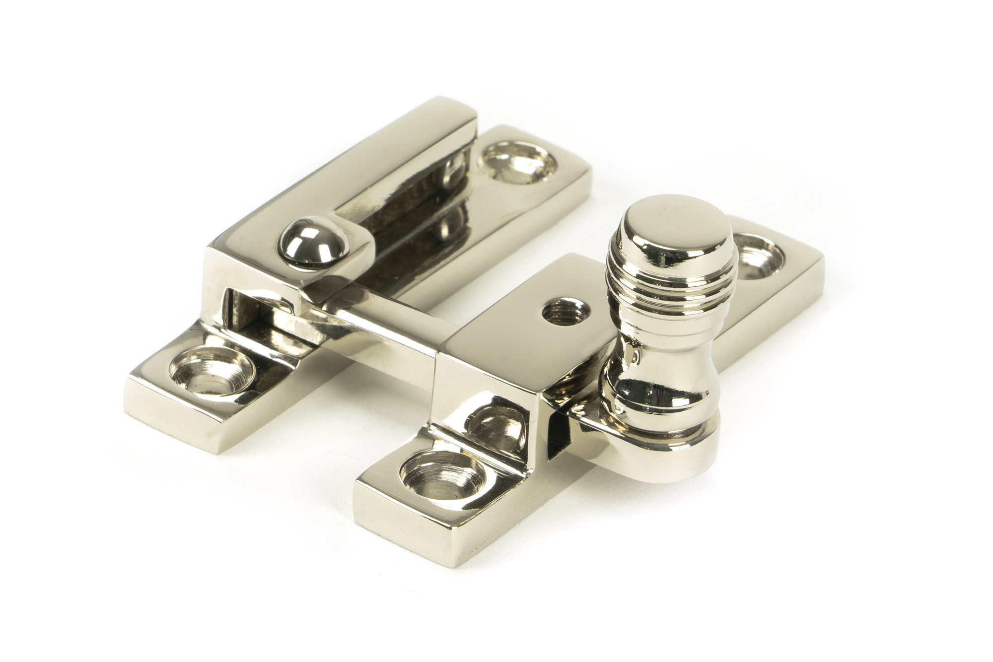 Polished Nickel Prestbury Quadrant Fastener - Narrow