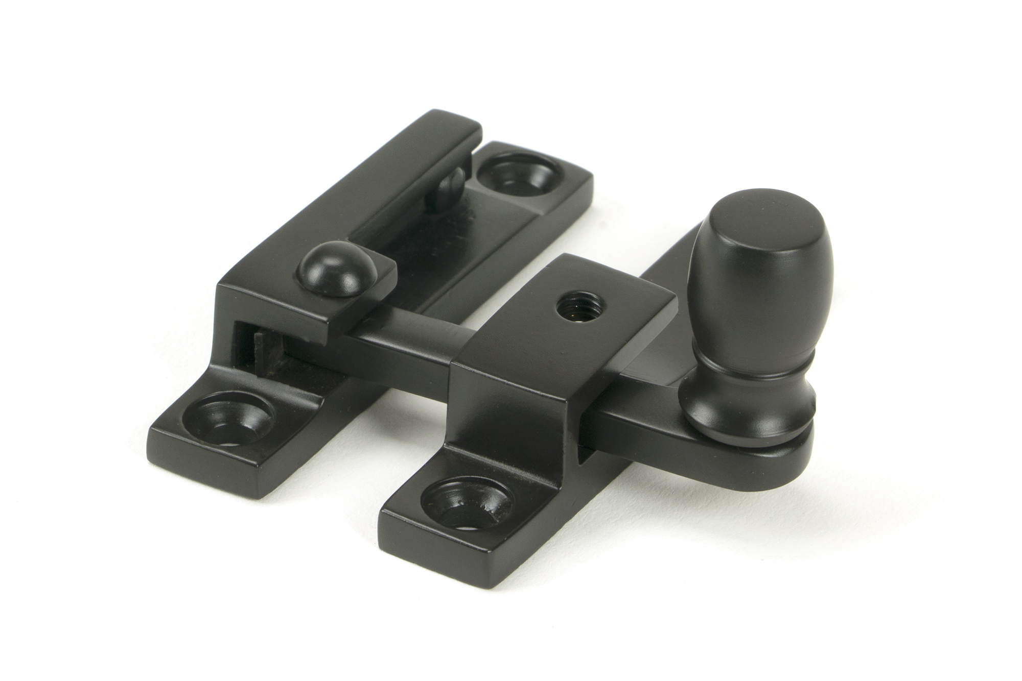 Aged Bronze Mushroom Quadrant Fastener - Narrow