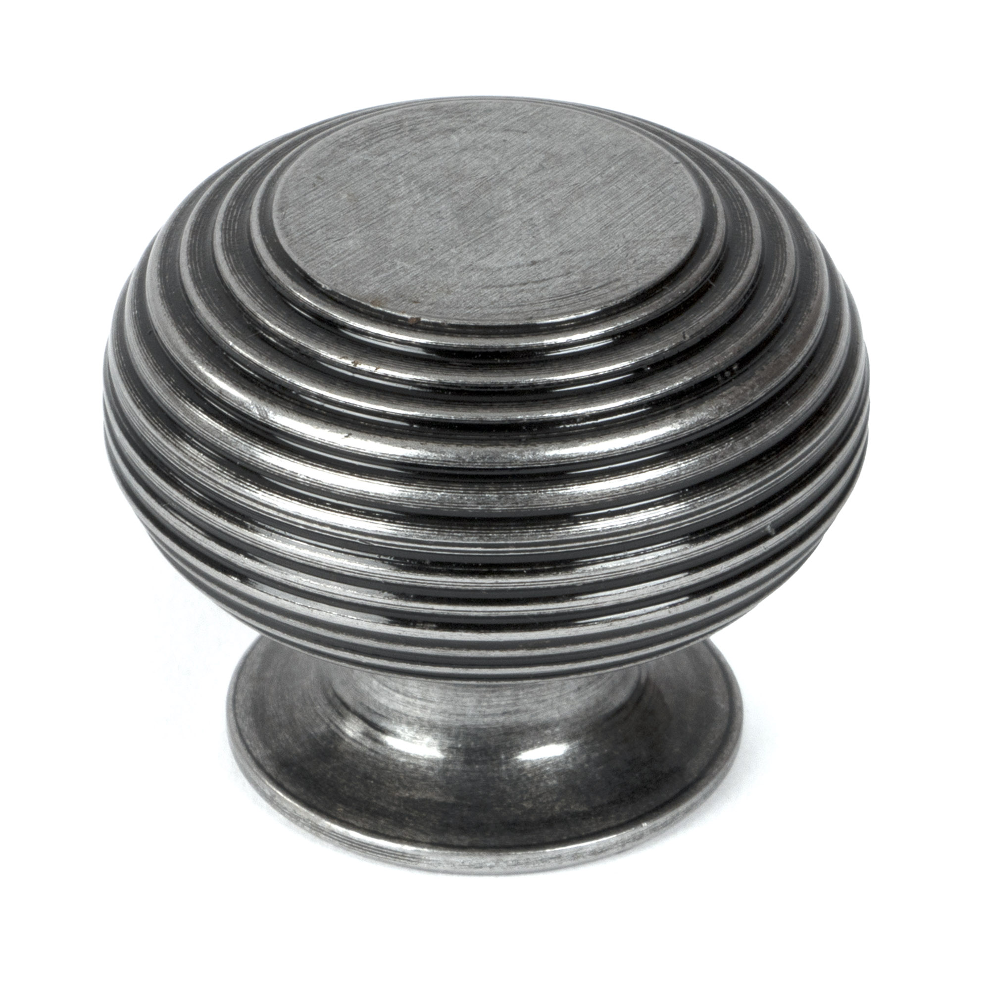 Pewter Beehive Cabinet Knob 40mm