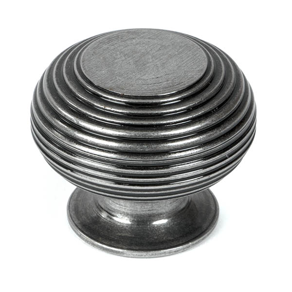 Pewter Beehive Cabinet Knob 40mm