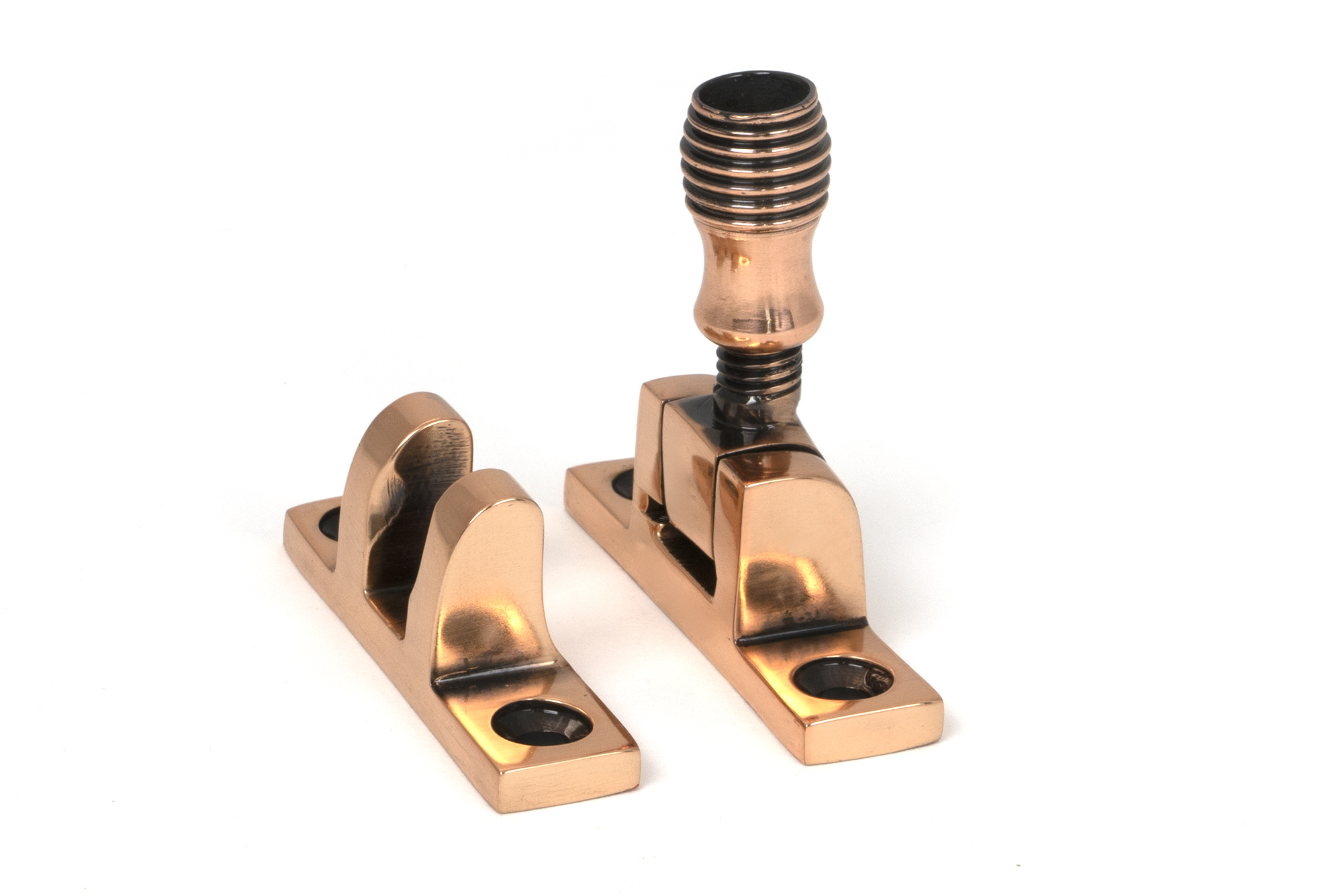 Polished Bronze Beehive Brighton Fastener - Narrow (Square)