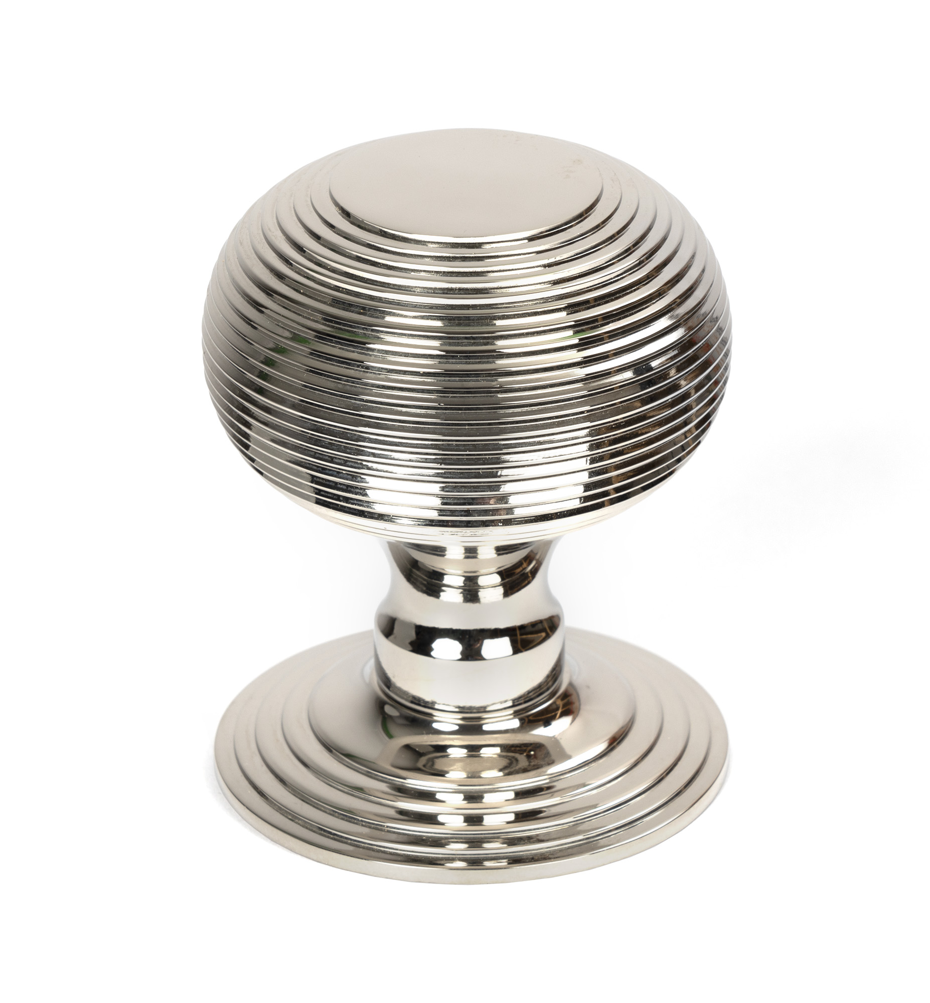 Polished Nickel Beehive Centre Door Knob
