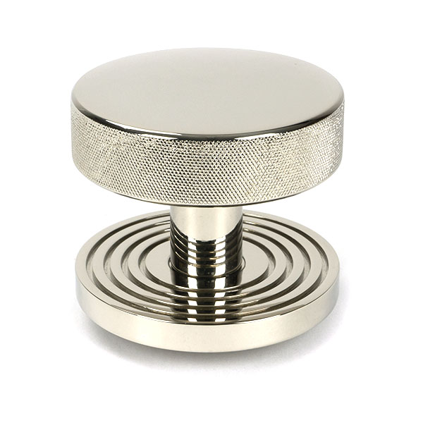 Polished Nickel Brompton Centre Door Knob (Beehive)