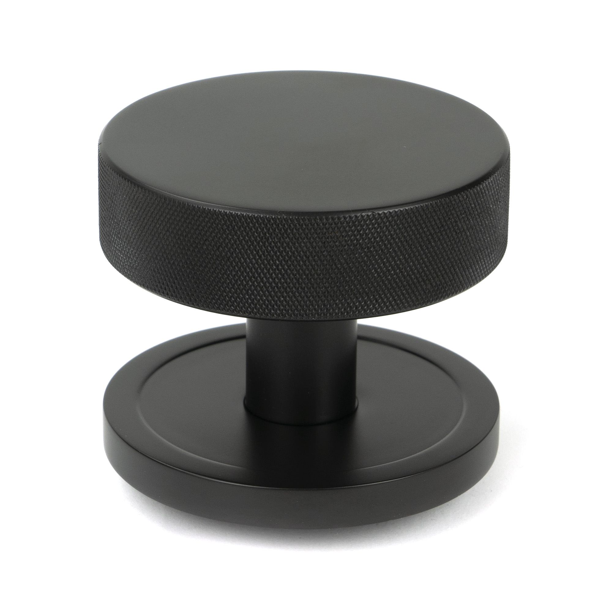 Aged Bronze Brompton Centre Door Knob (Plain)