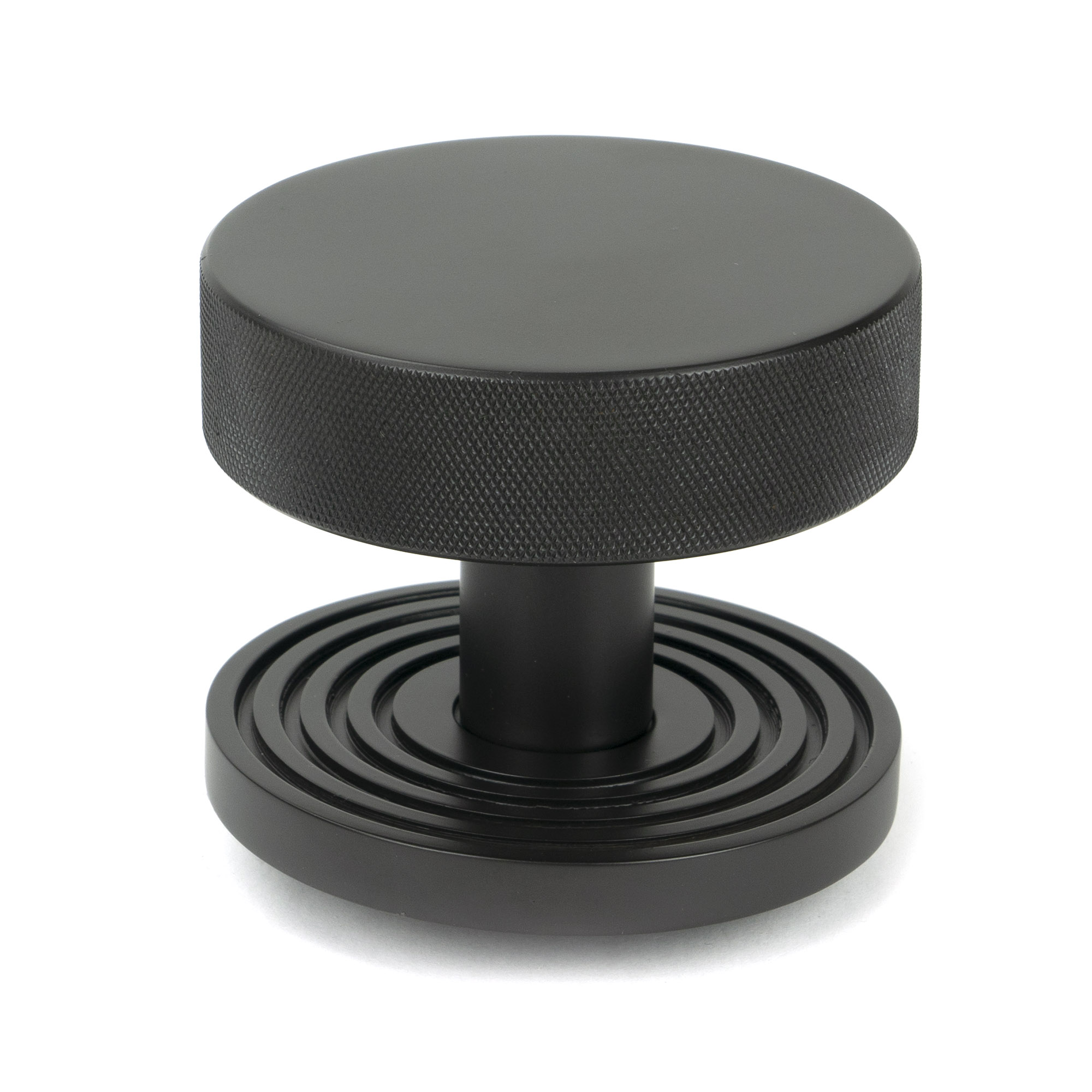 Aged Bronze Brompton Centre Door Knob (Beehive)