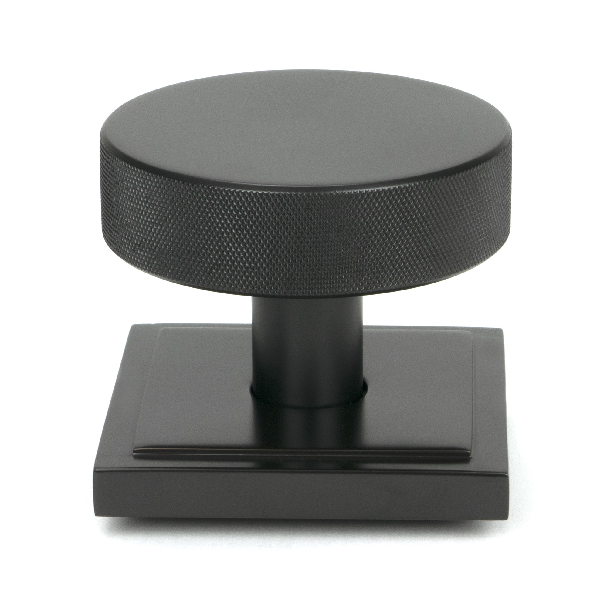 Aged Bronze Brompton Centre Door Knob (Square)