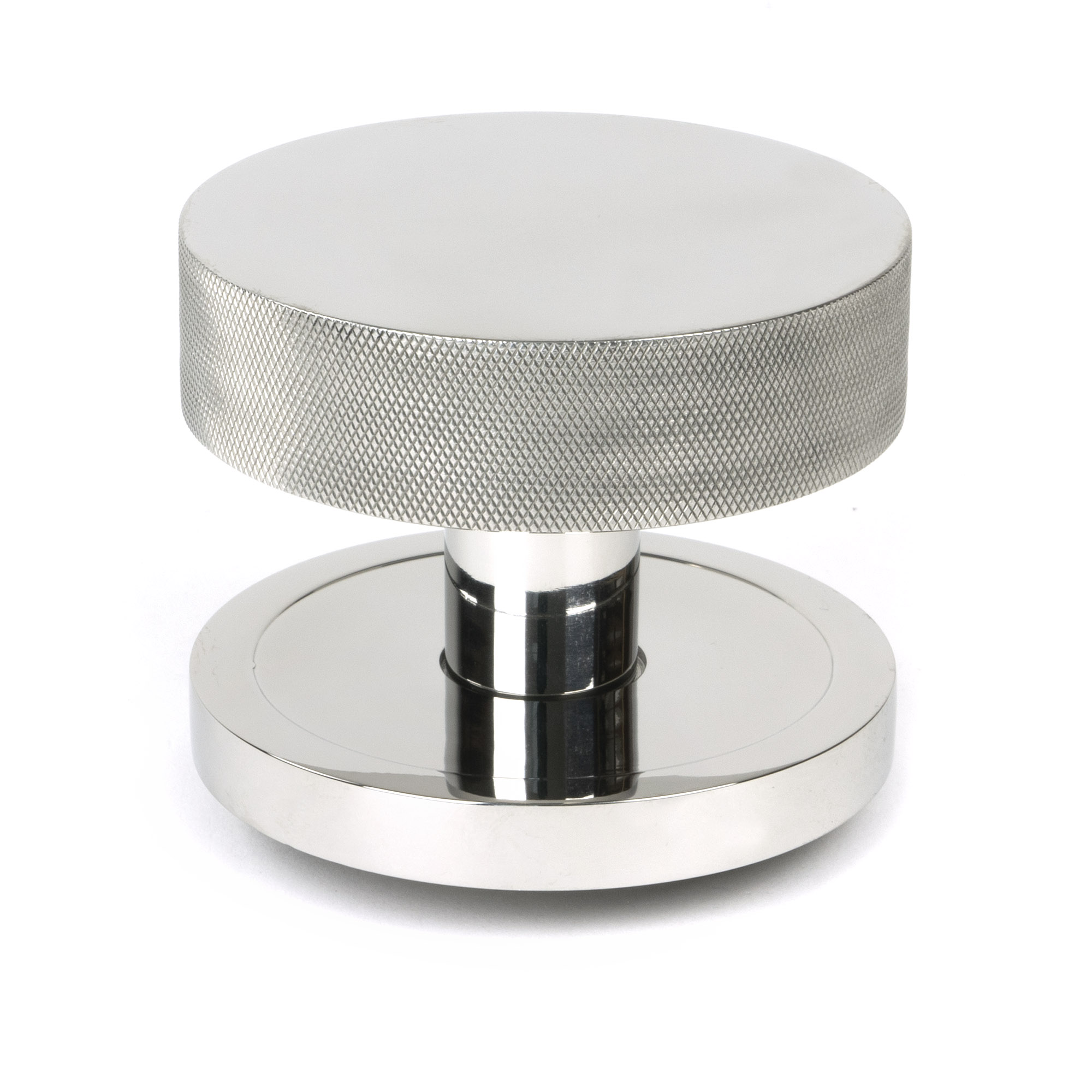 Polished Marine SS (316) Brompton Centre Door Knob (Plain)