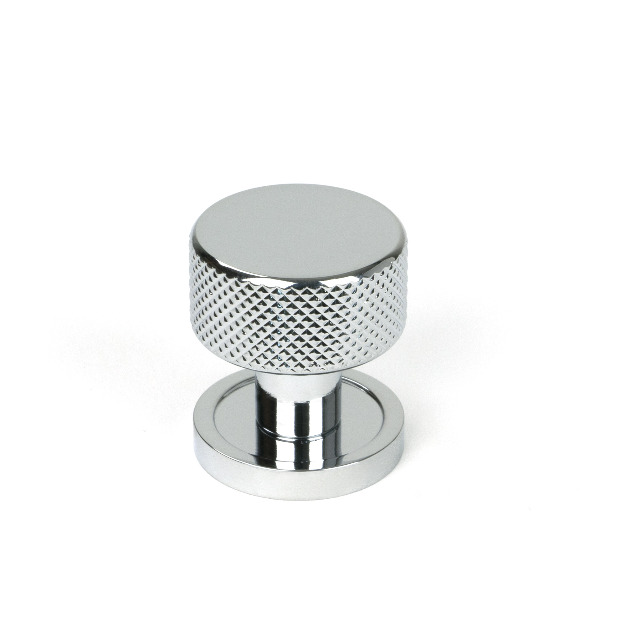 Polished Chrome Brompton Cabinet Knob - 25mm (Plain)