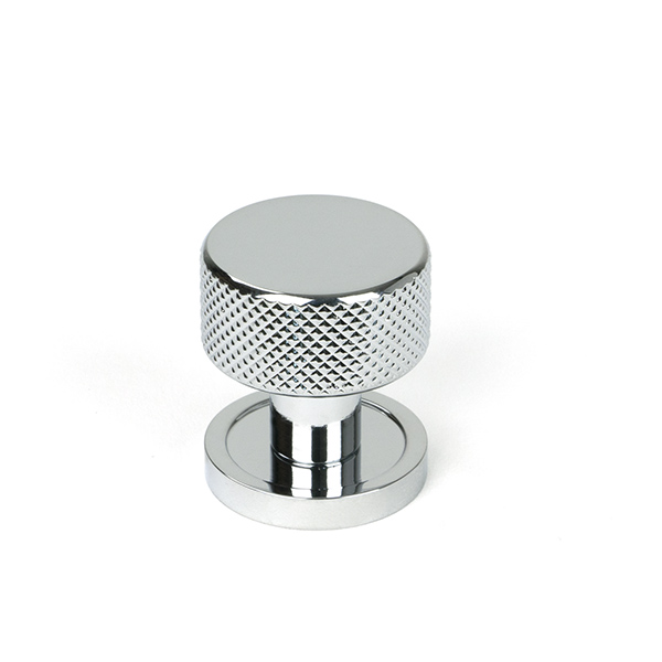 Polished Chrome Brompton Cabinet Knob - 25mm (Plain)
