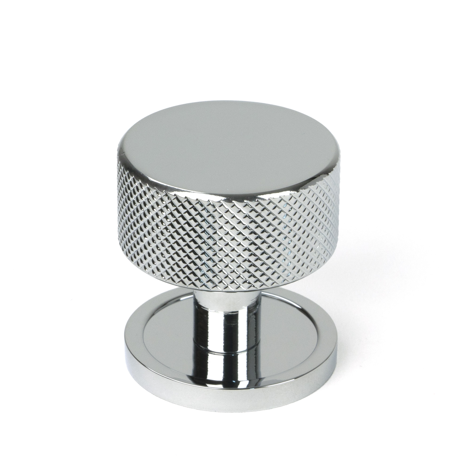 Polished Chrome Brompton Cabinet Knob - 32mm (Plain)