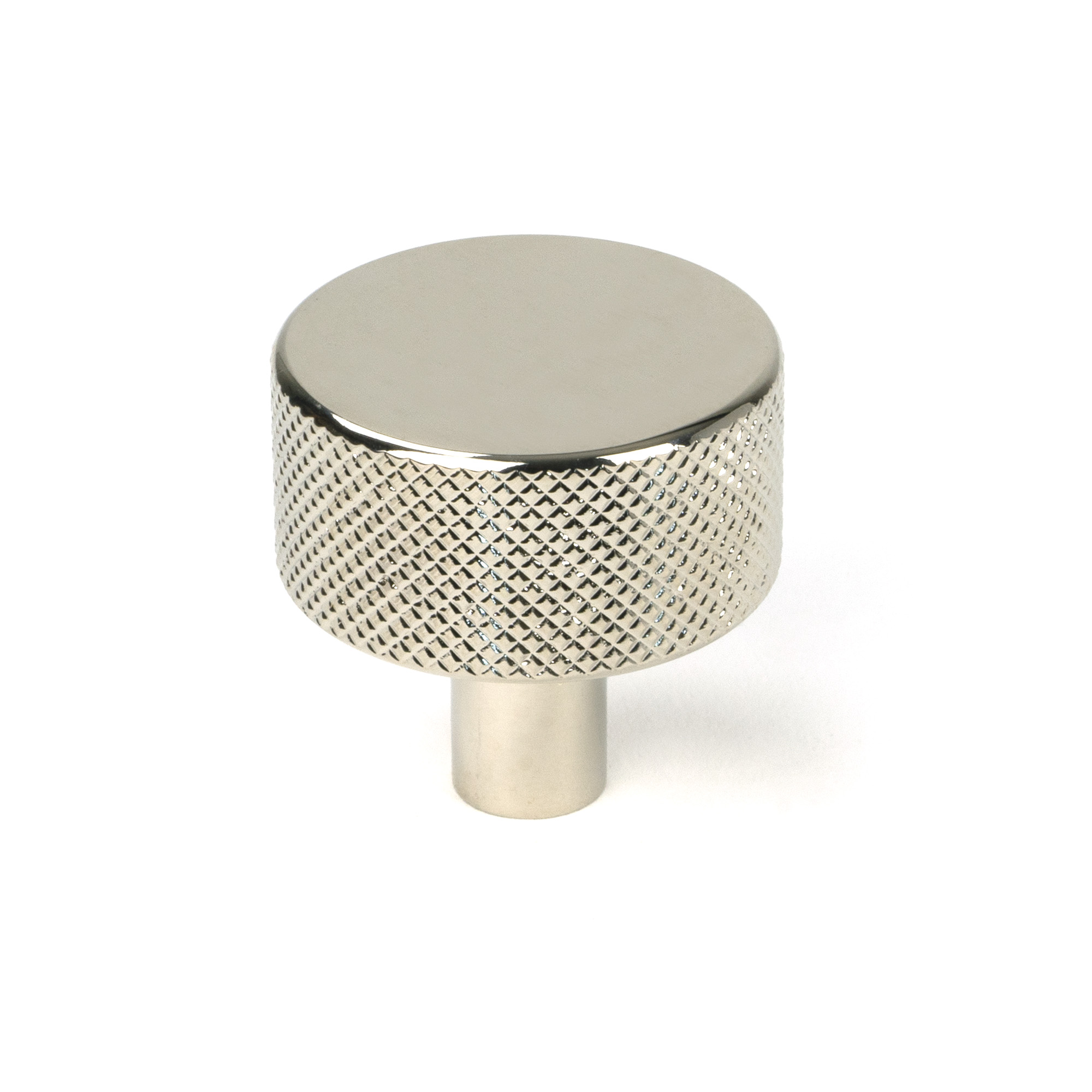 Polished Nickel Brompton Cabinet Knob - 32mm (No rose)