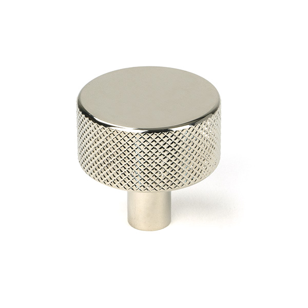 Polished Nickel Brompton Cabinet Knob - 32mm (No rose)