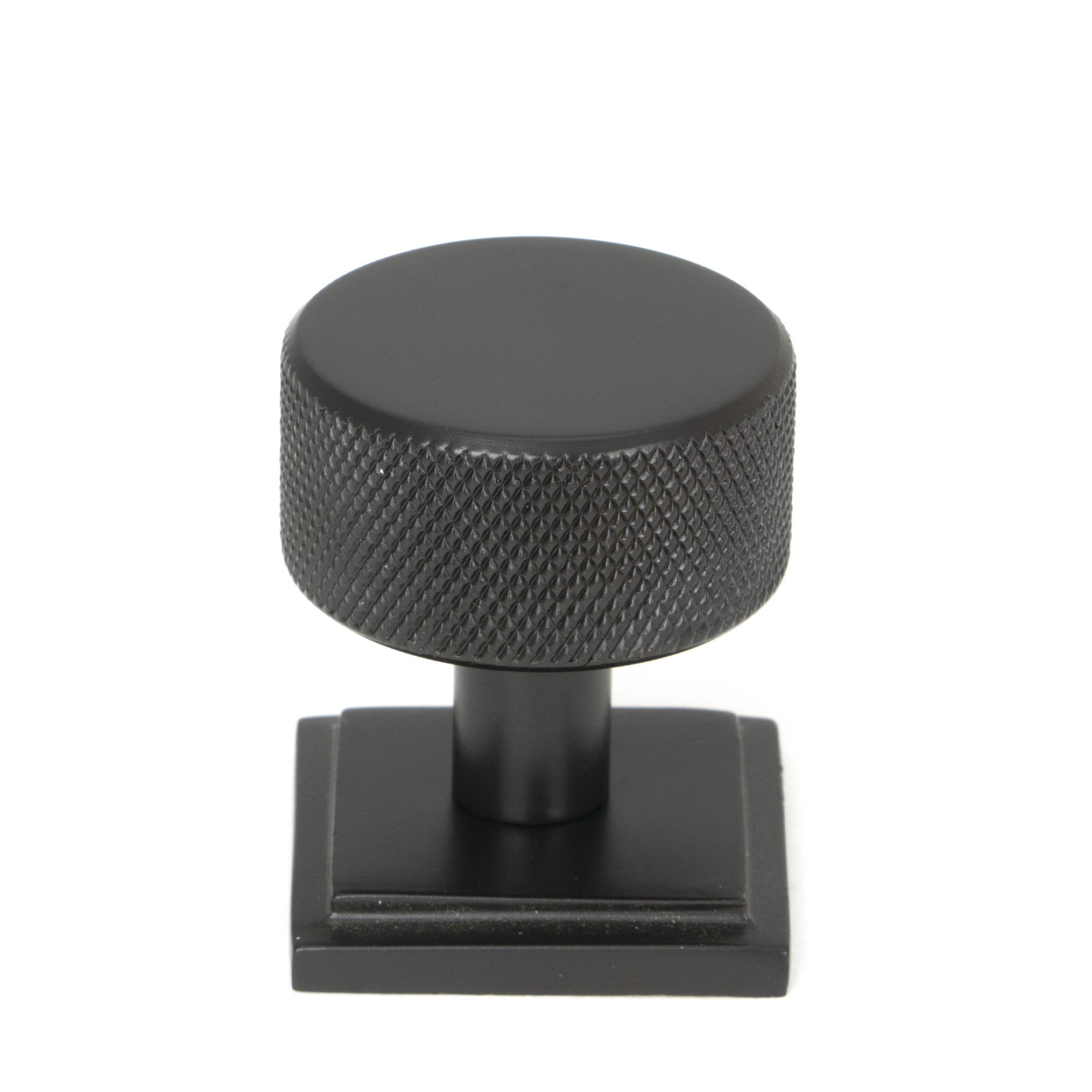 Aged Bronze Brompton Cabinet Knob - 32mm (Square)