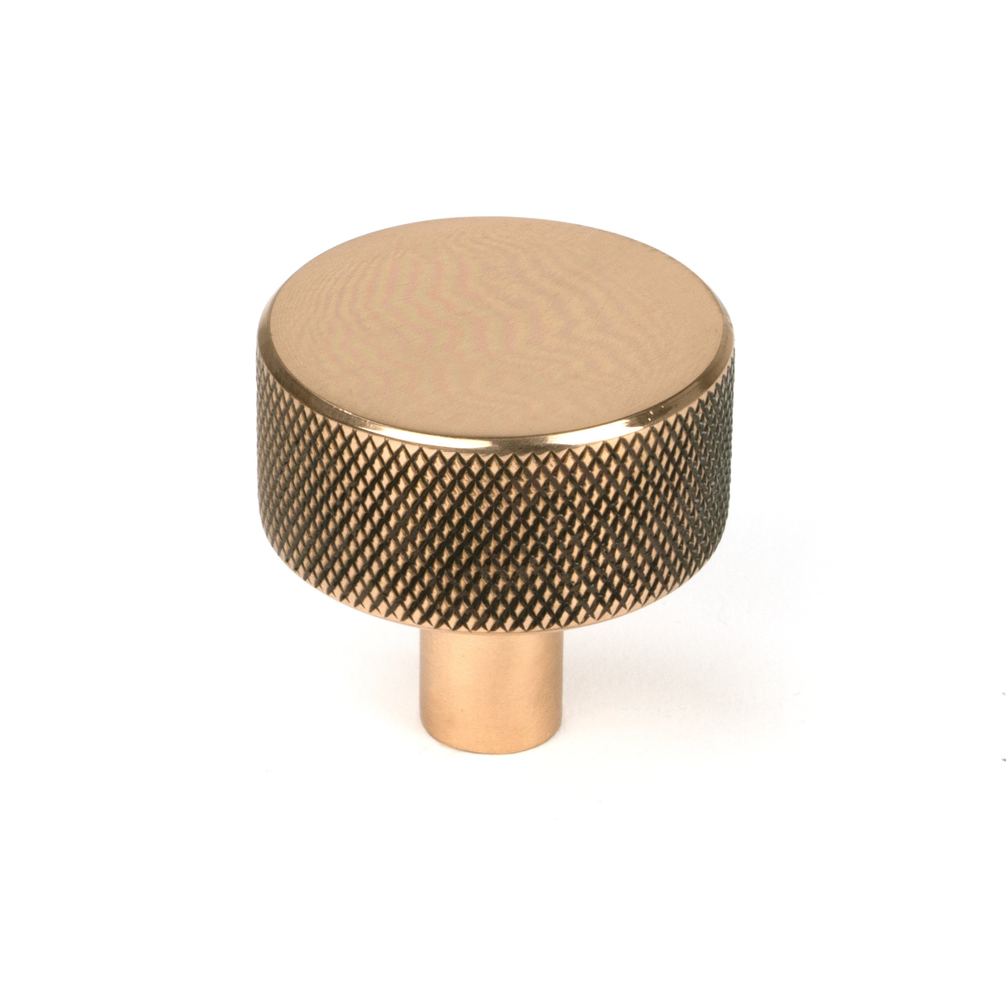 Polished Bronze Brompton Cabinet Knob - 32mm (No rose)