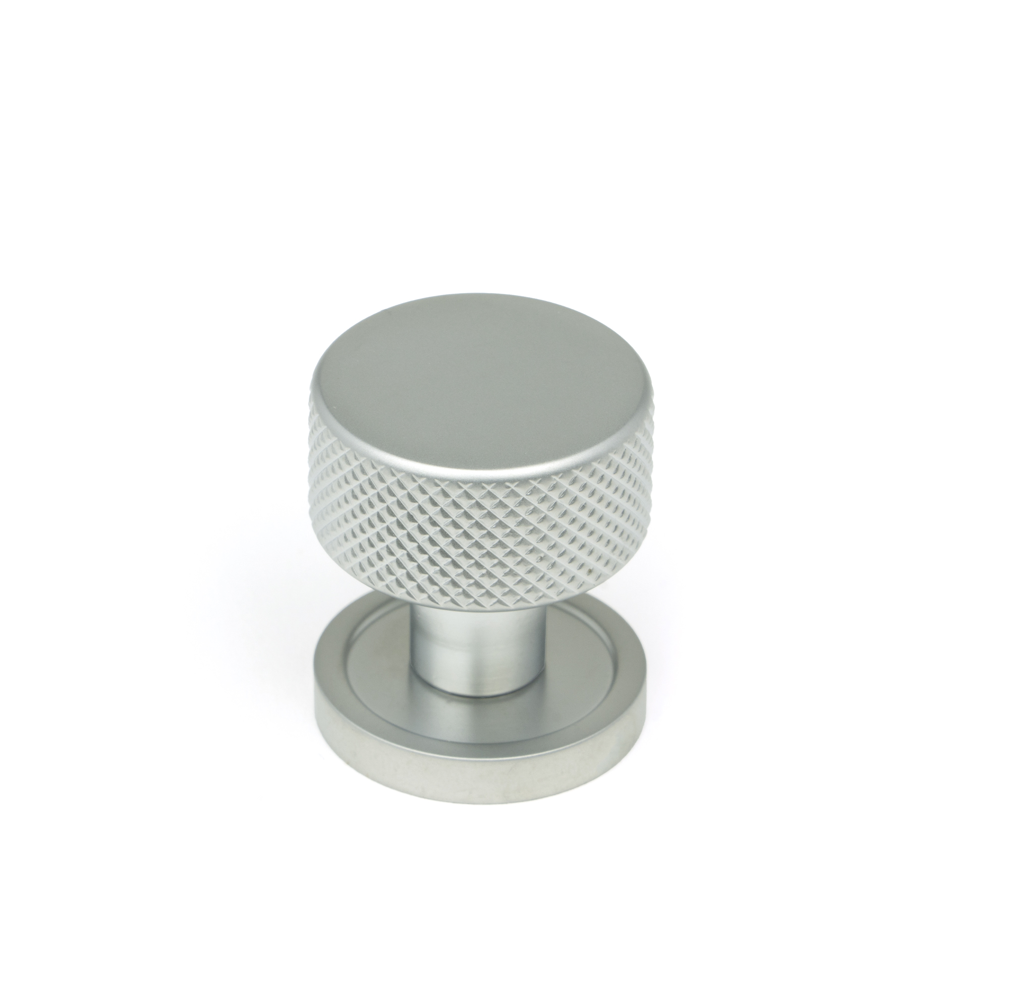 Satin Chrome Brompton Cabinet Knob - 25mm (Plain)