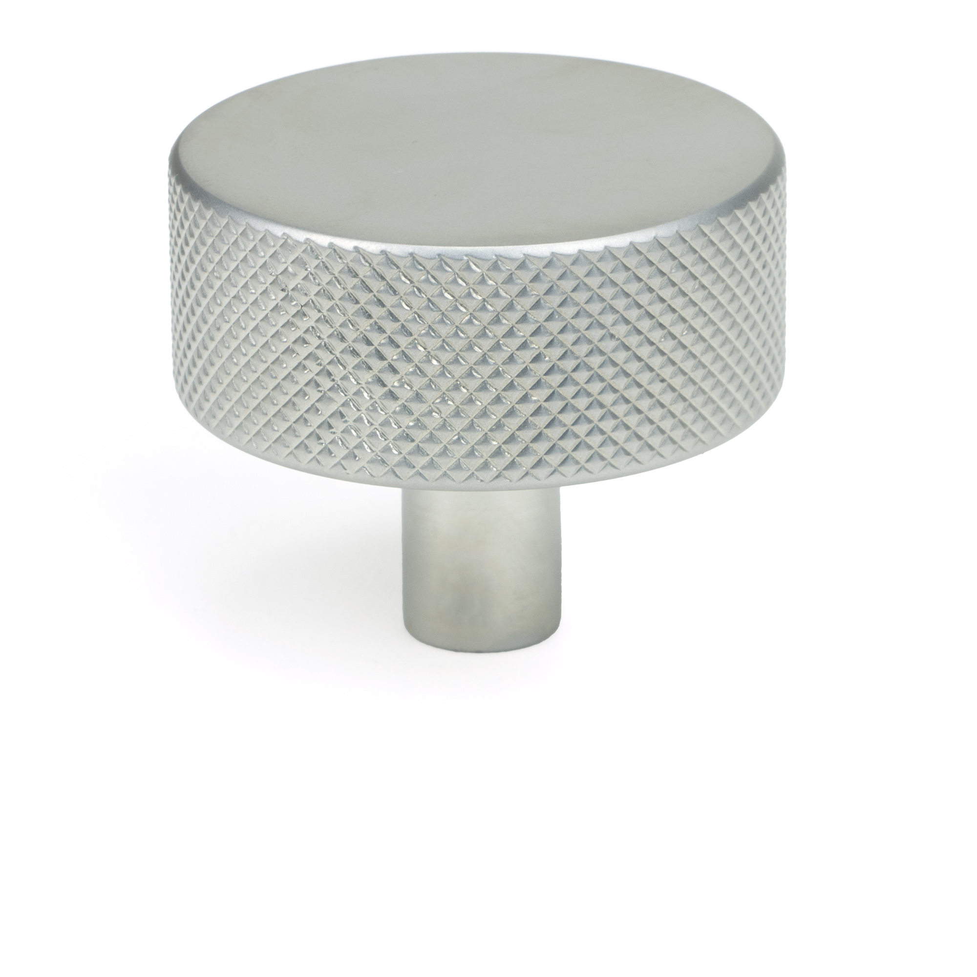 Satin Chrome Brompton Cabinet Knob - 38mm (No rose)