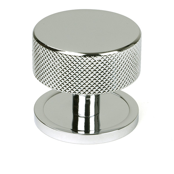 Polished Chrome Brompton Cabinet Knob - 38mm (Plain)