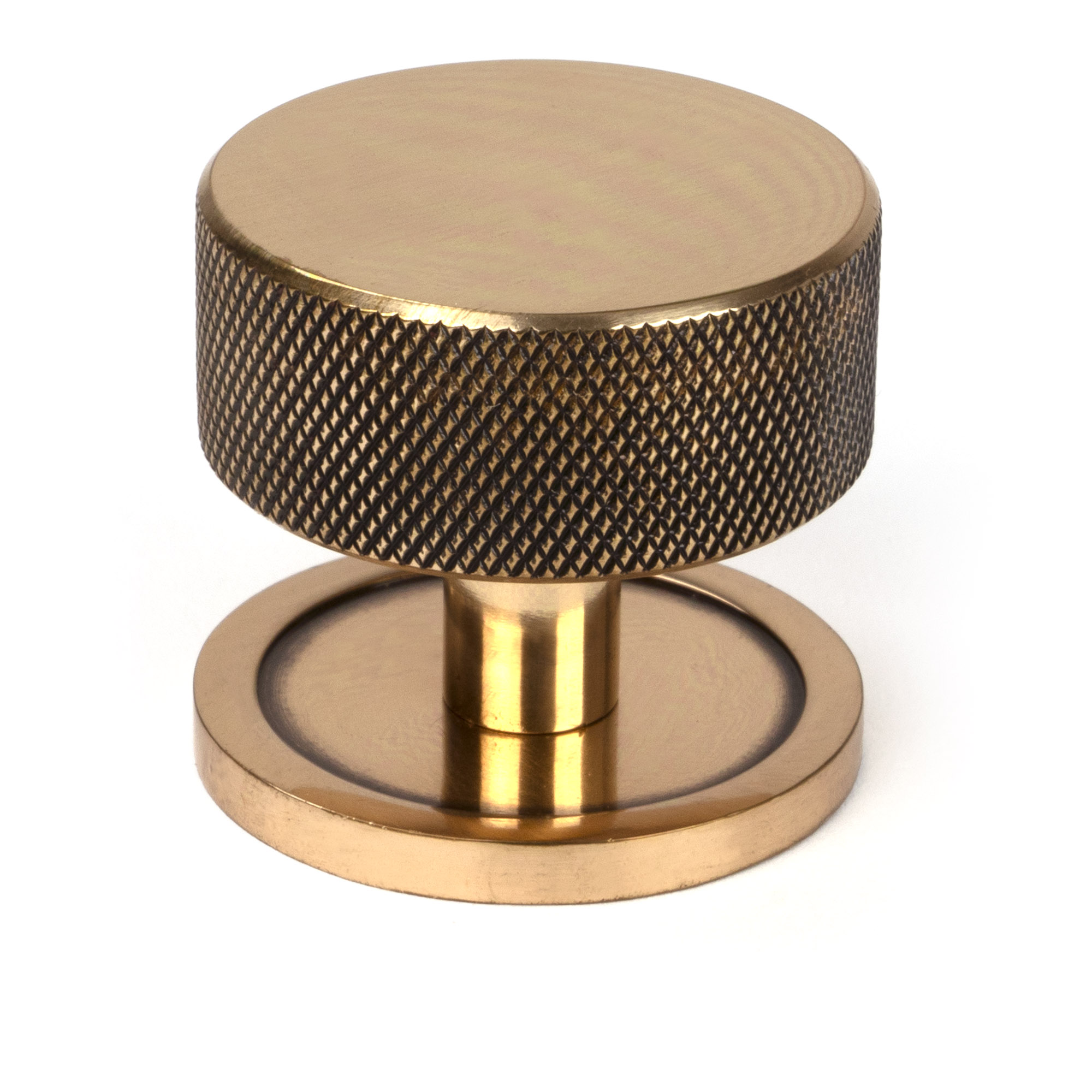 Polished Bronze Brompton Cabinet Knob - 38mm (Plain)