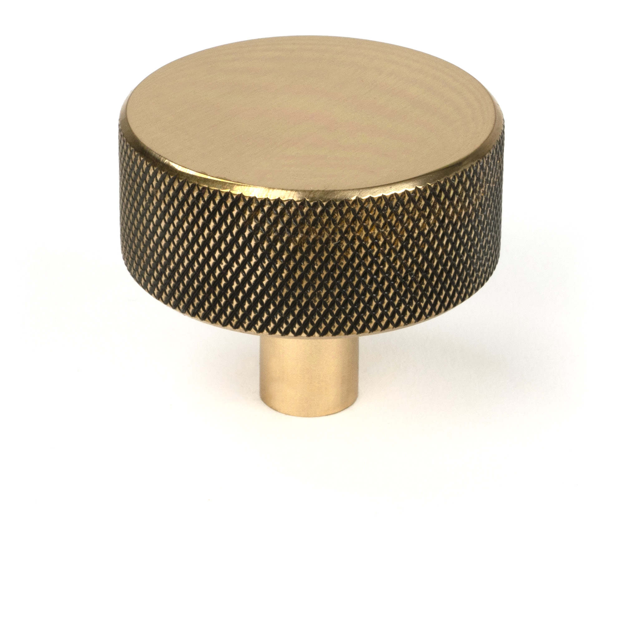 Polished Bronze Brompton Cabinet Knob - 38mm (No rose)