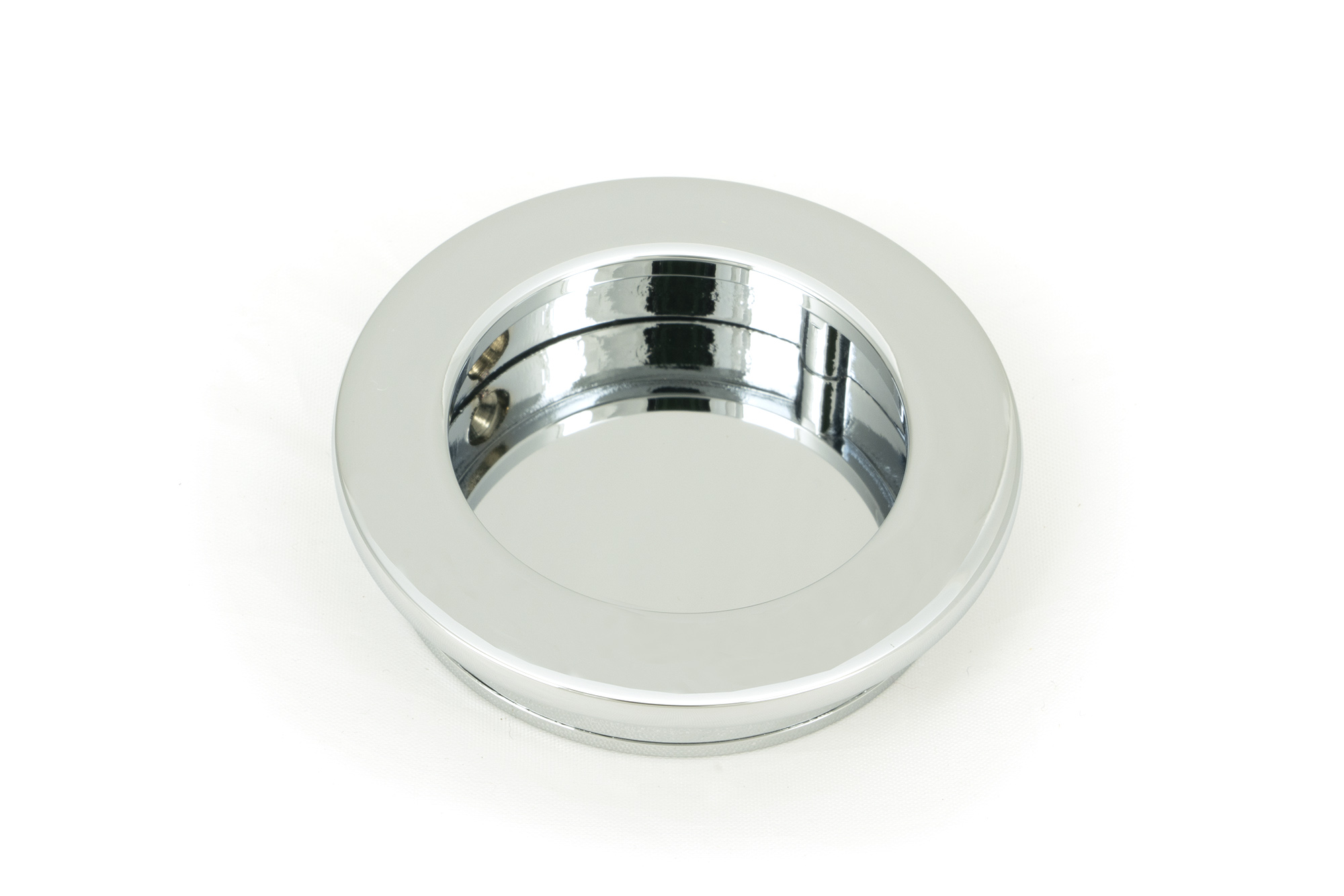 Polished Chrome 60mm Plain Round Pull