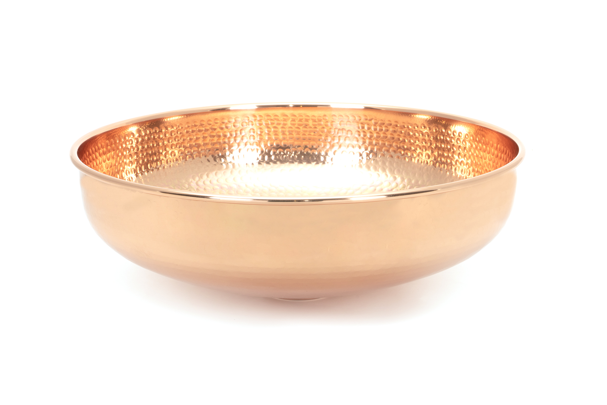Hammered Copper Round Sink